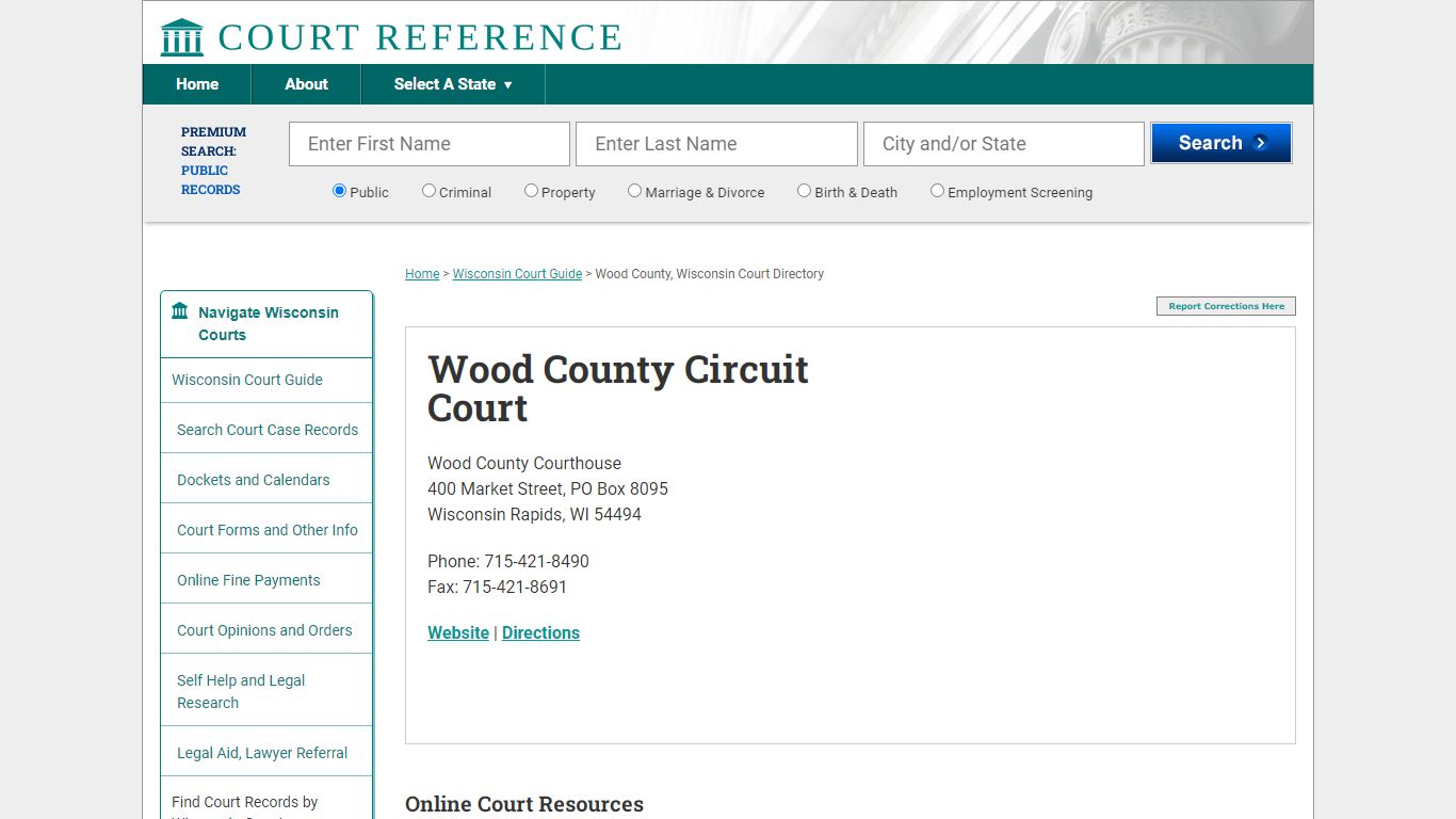 Wood County Circuit Court